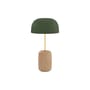Lampe de table Nina métal vert - Hartô
