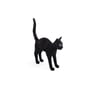 Lampe sans fil rechargeable Jobby the Cat plastique noir / L 46 x H 52 cm - Seletti