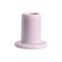 Portacandela Tube Small ceramica rosa / H 5 cm - Hay