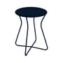 Sgabello Cocotte metallo blu / Tavolino - H 45 cm / Metallo - Fermob