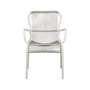 Loop Stackable dining chair textile white / Hand-woven Polypropylene rope - Vincent Sheppard
