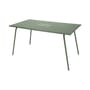 Table rectangulaire Monceau métal vert / 146 x 80 cm - 6 personnes - Fermob
