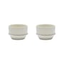 Set de 2 tasses à café Dune / By Kelly Wearstle - Ø 9 x H 6 cm - Serax