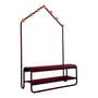 Vestiaire Funambule métal rouge / L 113 x P 47,5 x H 180 cm - Banc & portemanteau - Fermob