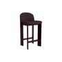 Chisel 35 Low Bar chair textile brown / Height: 65 cm - Fabric upholstery - Hay