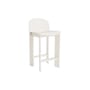 Chaise de bar Chisel 35 Low bois blanc / H 65 cm - Hay