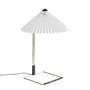 Lampe de table Matin Large LED tissu blanc / H 52 cm - Hay