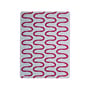 Plaid Swirl tessuto rosso / 150 x 200 cm - NOO.MA
