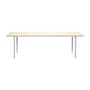Tavolo rettangolare Alu table metallo beige / 240 x 85 cm - (interno/esterno) - valerie objects