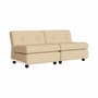Divano destro Amanta tessuto beige / Modulare - L 158,5 cm / Riedizione 1966, Mario Bellini - Hay