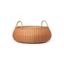 Korb Braided faser holz natur / Ø 60 x H 32 cm - Rattan - Ferm Living