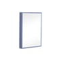 Miroir mural Shine Small métal bleu / 21 x 30 cm - HÜBSCH