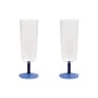Sektgläser Mingle glas blau / 2er-Set - & klevering