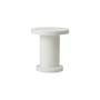Table basse Bit plastique blanc / Ø 50 x H 55 cm - Recyclé - Normann Copenhagen