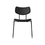 VLA26P - Vega Chair Padded chair leather black / Vilhelm Lauritzen, 1956 - CARL HANSEN & SON