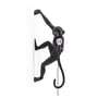 Applique d'extérieur avec prise Monkey Hanging plastique noir / H 76,5 cm - Seletti