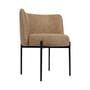 Gepolsterter Sessel Ray textil gelb - NV GALLERY