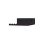 Vibes Small Wall shelf metal black / L 20 cm - NOBODINOZ