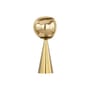 Melt Portable LED Wireless rechargeable lamp plastic material gold / H 28.5 cm - Metallic polycarbonate (changes colour) - Tom Dixon