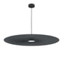 Suspension Carmen Large tissu gris / LED - Ø 120 cm - Hartô