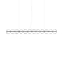 Suspension Luce Sferica S3 verre transparent / L 250 cm - Flos