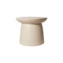 Table d'appoint Earthenware Large céramique beige / Ø 46 x H 37 cm - HK LIVING