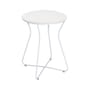 Tabouret Cocotte métal blanc / Table d'appoint - H 45 cm - Fermob