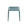 Tabouret empilable Week-end métal bleu / Aluminium - Petite Friture
