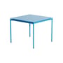 Tavolo quadrato Fromme metallo blu / Alluminio - 70 x 70 cm - Petite Friture