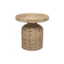 Beistelltisch Camo faser beige holz natur / Rattan - Bloomingville