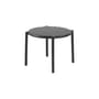 Doga Coffee table composite material black / Ø 49.5 x H 39.5 cm - NARDI