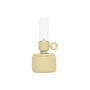 Flamtastique XS Oil lamp plastic material yellow / H 22.5 cm - Indoor - Fatboy