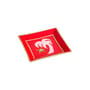 Piano/vassoio Playa ceramica rosso / Svuotatasche - 11 x 11 cm - Jonathan Adler