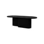 Table basse Looi bois noir / 115 x 50 x H 37 cm - NOO.MA