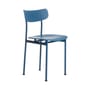 Chaise Motta bleu / Jasper Morrison - Polypropylène recyclé - Magis