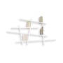 Bibliothèque Mikado Small bois blanc / L 185 x H 100 cm - Compagnie