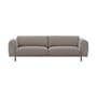 Canapé droit Rest tissu beige / 3,5 places - L 260 cm - Muuto