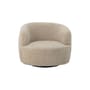 Fauteuil pivotant Bocca tissu beige / Tissu bouclé - Bloomingville
