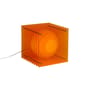 Lampe de table Lop Big Square plastique orange / Lauréat Archiproducts Design Award - BANG