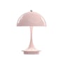 Lampe sans fil rechargeable Panthella 160 Metal / LED - Ø 16 cm / Pied & abat-jour métal - Louis Poulsen