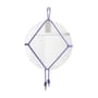 Miroir mural Shibari Rond verre bleu / Ø 65 cm - Moustache