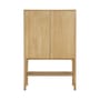 Credenza con piattaia PI legno naturale / L 110 x H 170 cm - Ethnicraft