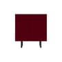 Buffet Tacito rouge / L 100 x H 107 cm - Portes en feutre - Magis