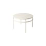 T37 Coffee table metal white / Ø 80 x H 49.5 cm - Tolix