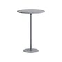 Mange-debout Week-end métal gris / Ø 70 x H 105 cm - Aluminium - Petite Friture