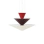 Gio LN14 Pendant metal red / LED - Ø 60 x H 39 cm - &tradition
