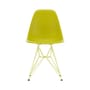 Sedia RE DSR Colours - Eames Plastic Side Chair materiale plastico giallo / (1950) - Gambe colorate / Riciclata - Vitra