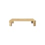 Table basse Doric marbre jaune / 140 x 80 cm - Gubi