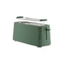 Toaster Plissé plastikmaterial grün / Long -  4 Scheiben / 1700W - Alessi