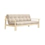 Schlafcouch Unwind holz beige / L 218 cm - KARUP DESIGN